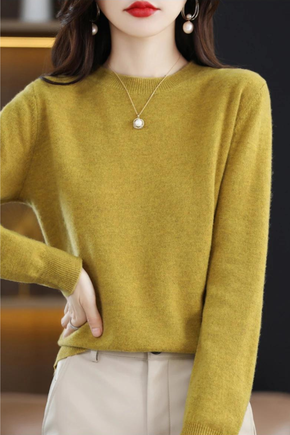 Daisy™ - Kaschmir Bequemer Weicher Strickpullover