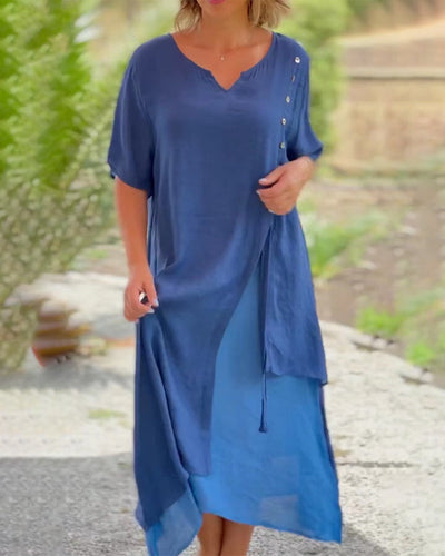 Velissa™ - Kleid mit kurzen Ärmeln