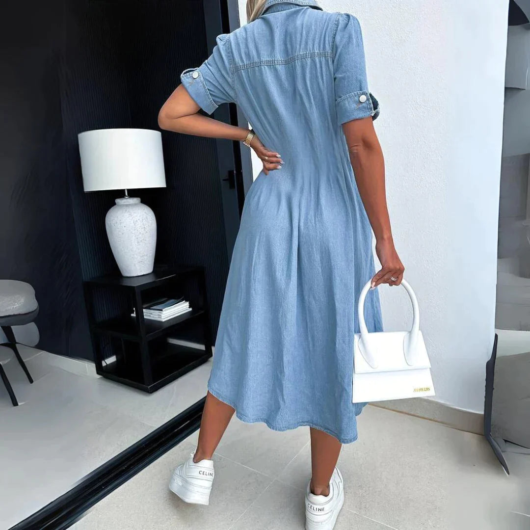 Lisa™ | Robe en jean tendance 