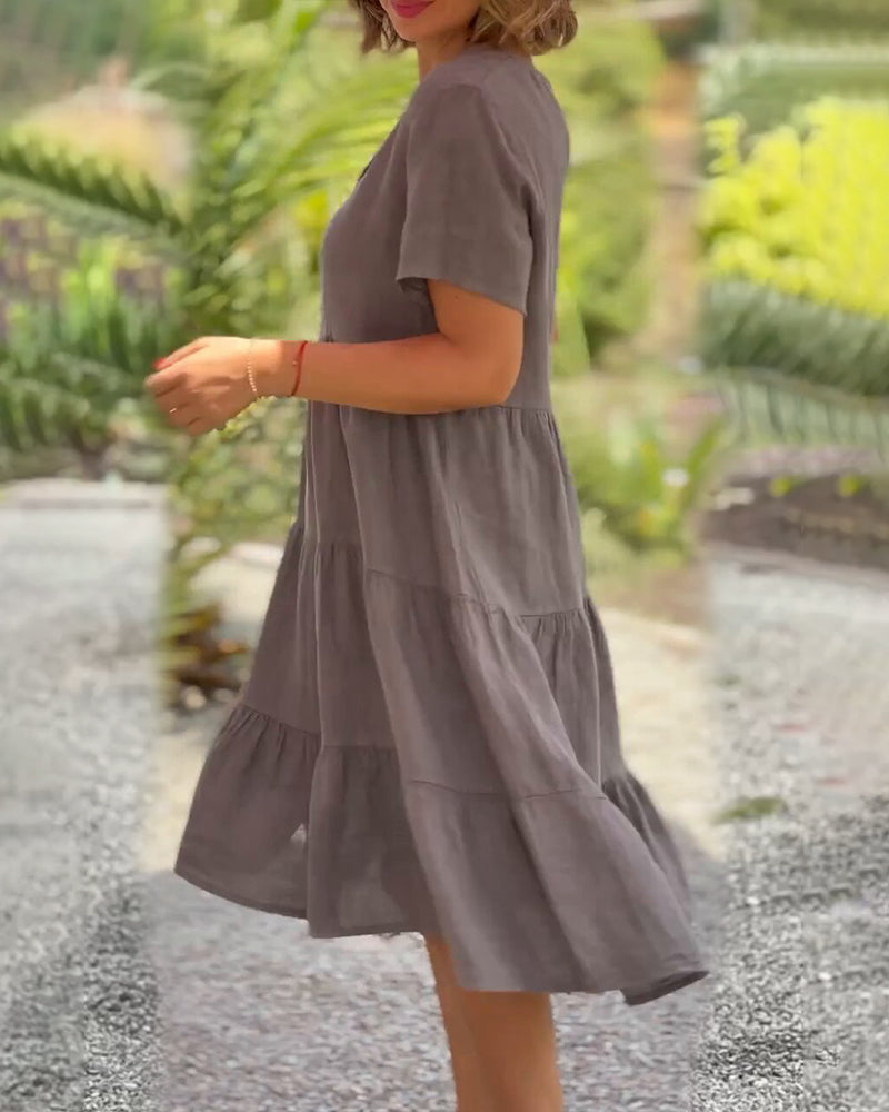 Virella™ - robe en coton et lin