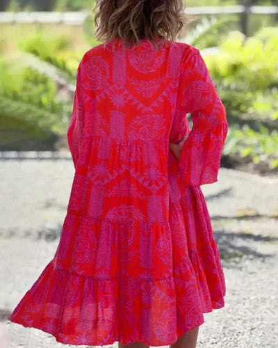 Robe bohème en coton Elaine™