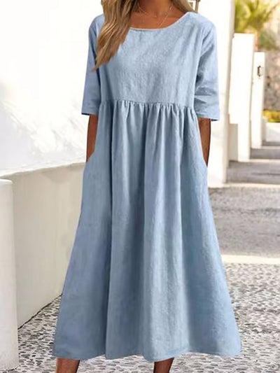 Alena - Leinenkleid