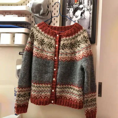 Ariella™ - Vintage-Knopfpullover