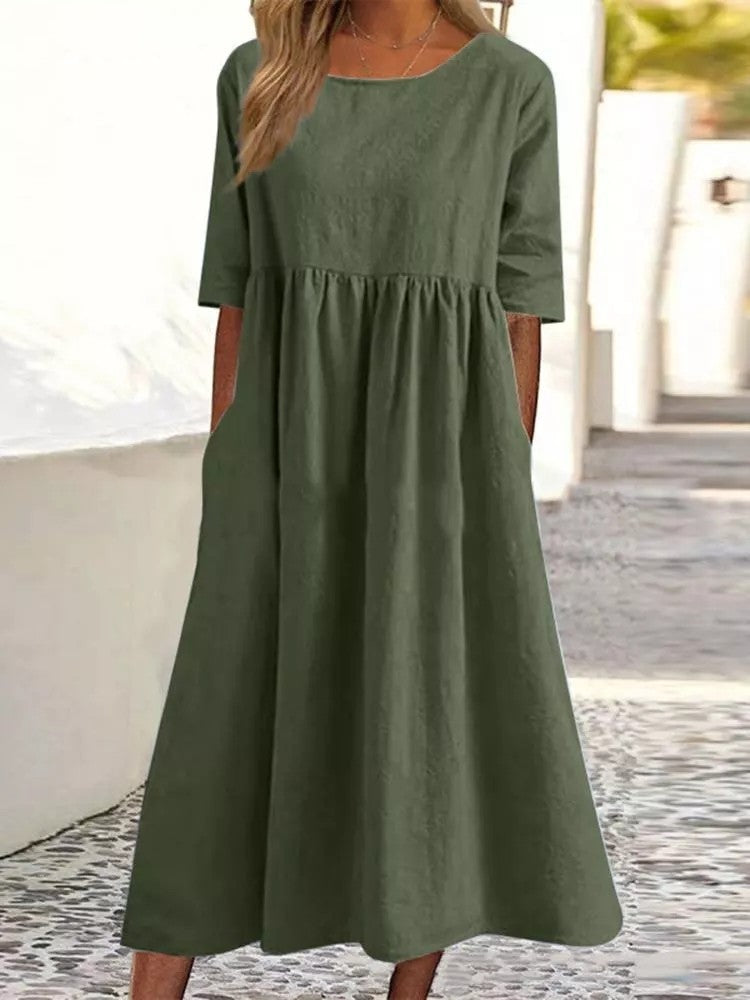 Alena - Leinenkleid