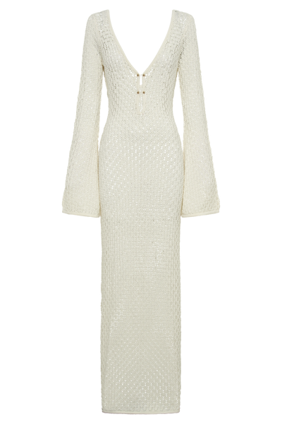 Édith™ | Robe blanche élégante 