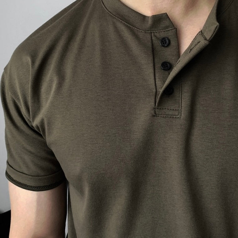 DAEGU™ - Buttoned Collar T-Shirt