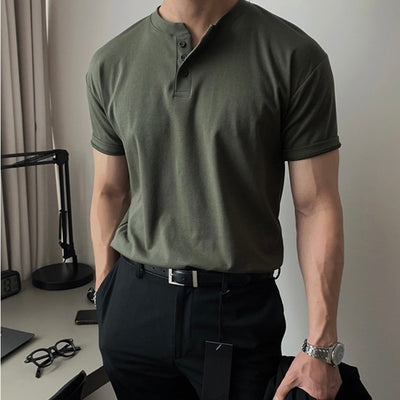 DAEGU™ - Buttoned Collar T-Shirt