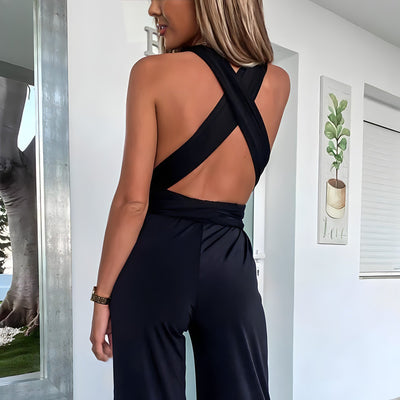 Blake™ - Sommerlicher Jumpsuit mit weitem Bein