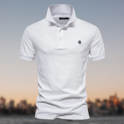 Huxley™ - Stilvolles Baumwoll-Poloshirt mit Stickerei für Herren