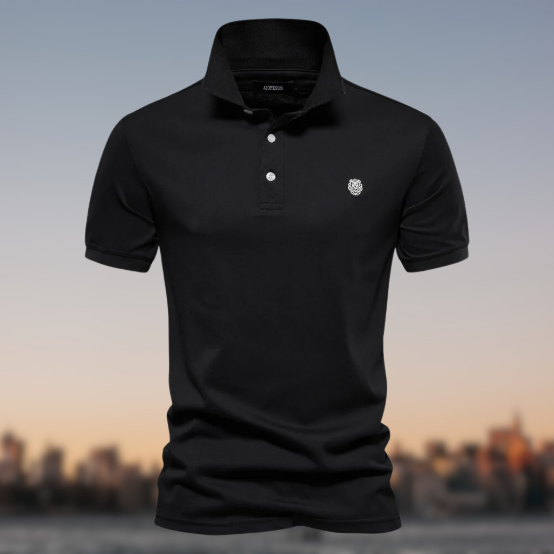 Huxley™ - Stilvolles Baumwoll-Poloshirt mit Stickerei für Herren