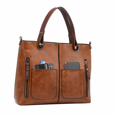 Isabelle - Schultertasche im Vintage-Stil