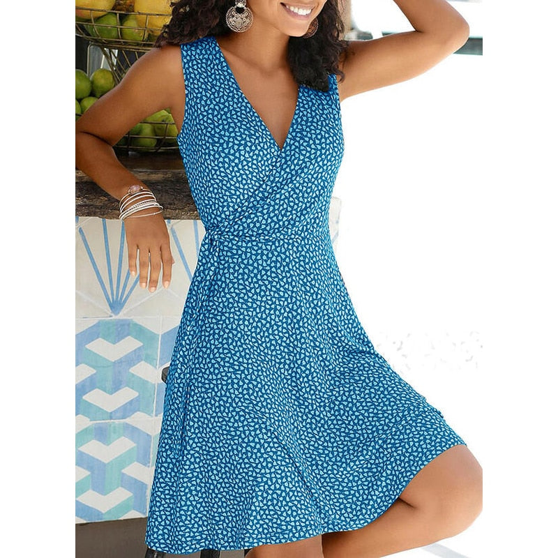 Sheryl - Das moderne Freizeitkleid mit Polka Dots