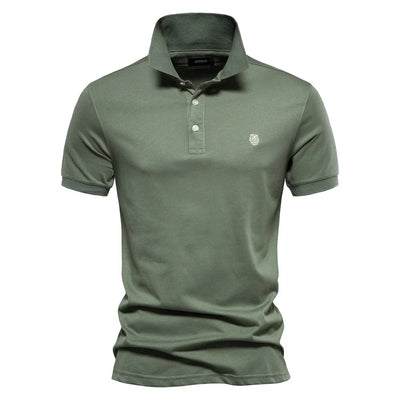 Huxley™ - Stilvolles Baumwoll-Poloshirt mit Stickerei für Herren