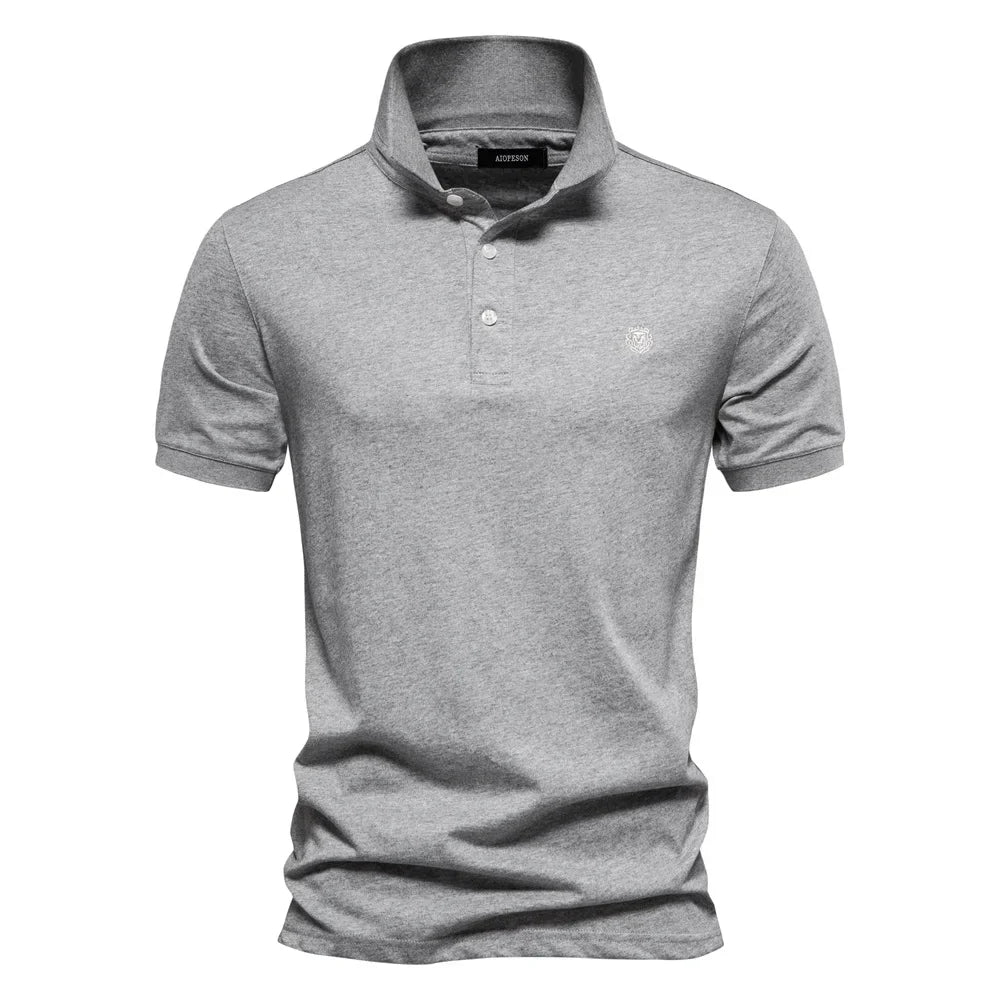 Huxley™ - Stilvolles Baumwoll-Poloshirt mit Stickerei für Herren