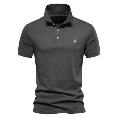 Huxley™ - Stilvolles Baumwoll-Poloshirt mit Stickerei für Herren