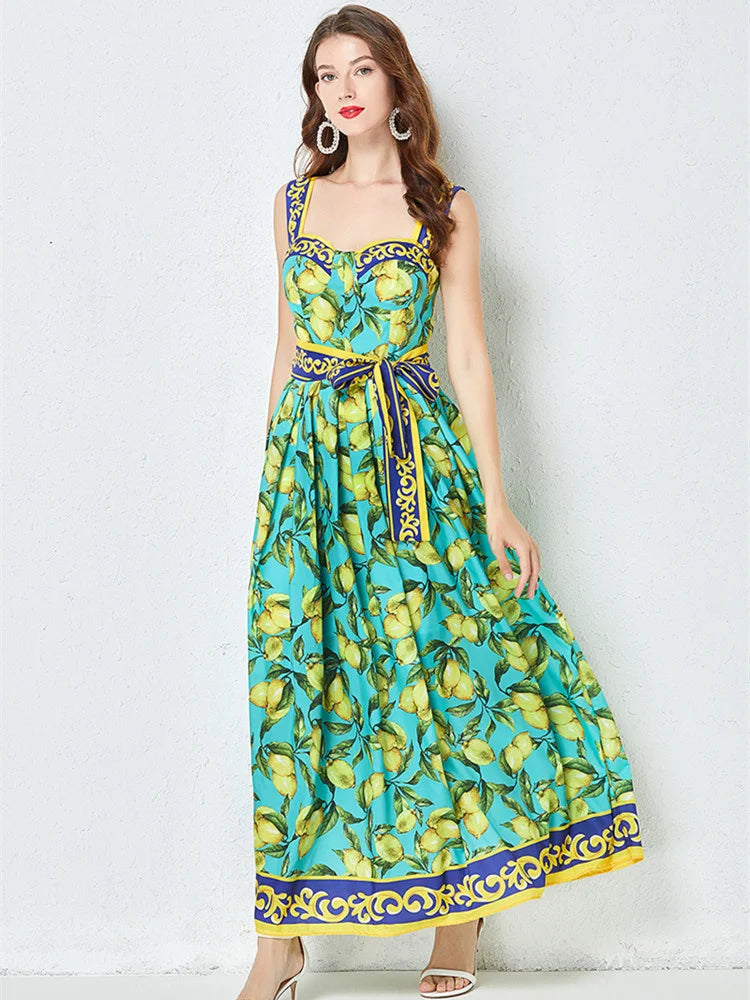 Martina™ - Amalfi Lemon Kleid