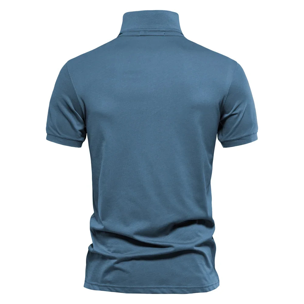 Huxley™ - Stilvolles Baumwoll-Poloshirt mit Stickerei für Herren