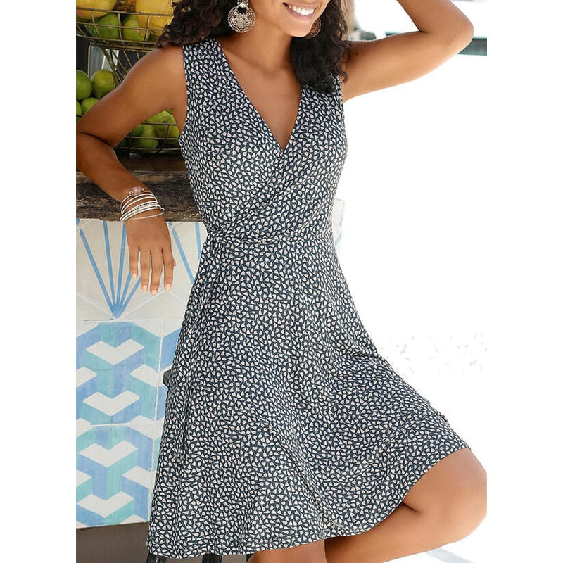 Sheryl - Das moderne Freizeitkleid mit Polka Dots