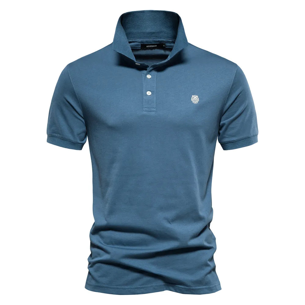 Huxley™ - Stilvolles Baumwoll-Poloshirt mit Stickerei für Herren