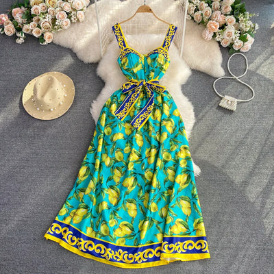 Martina™ - Amalfi Lemon Kleid