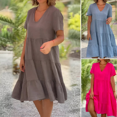 Aurella™ - Lockeres Sommerkleid