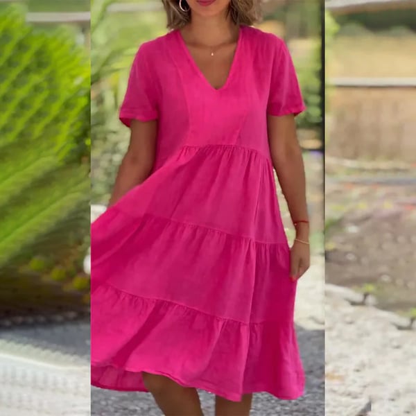 Aurella™ - Lockeres Sommerkleid