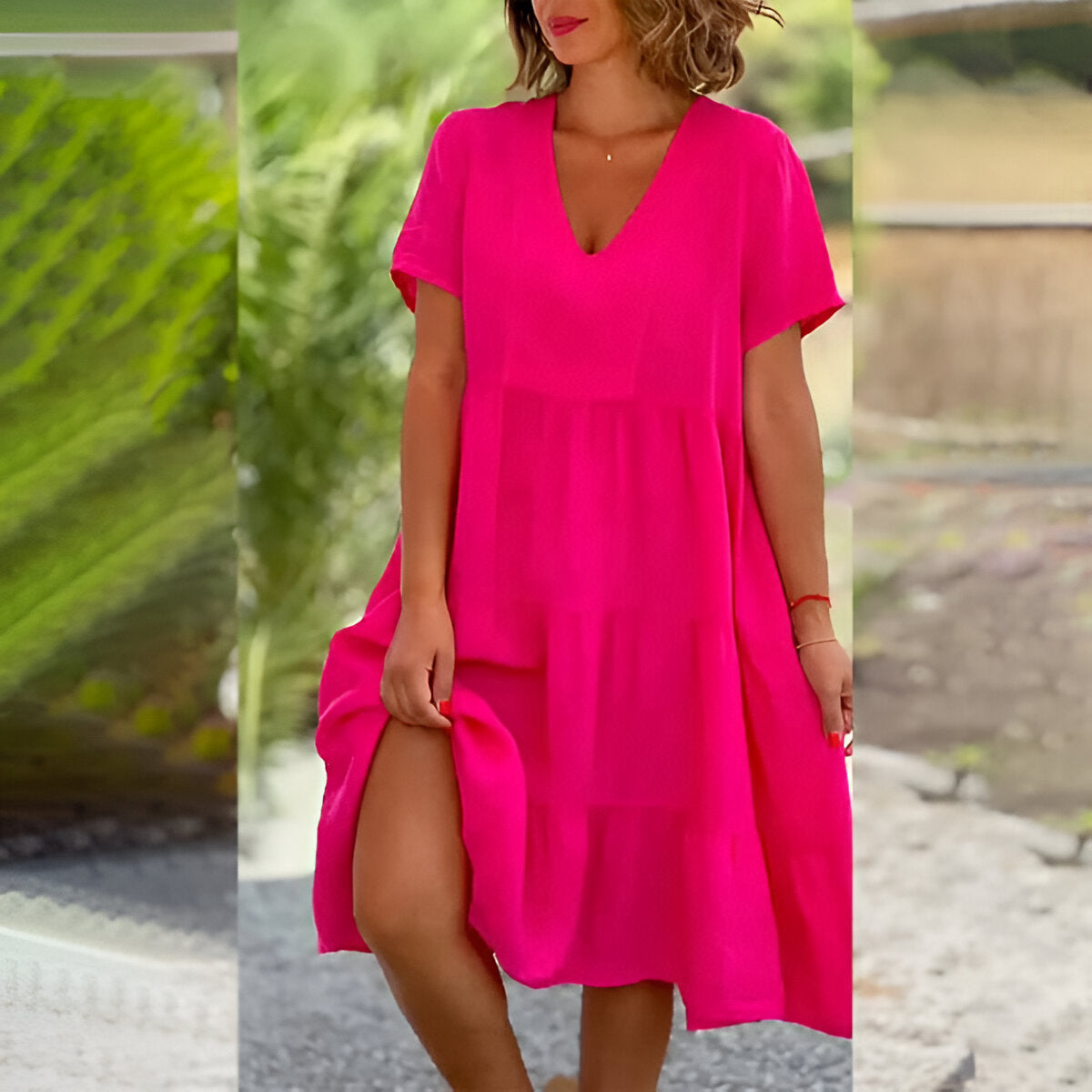 Aurella™ - Lockeres Sommerkleid