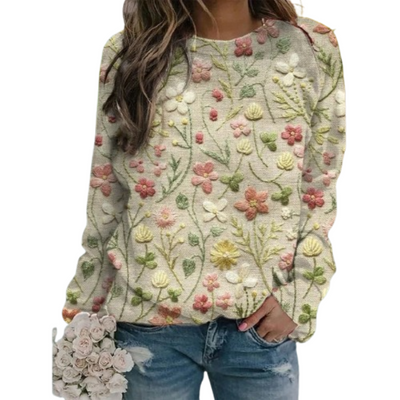 Joanna | Floral Sweater