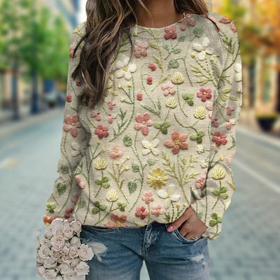 Joanna | Floral Sweater