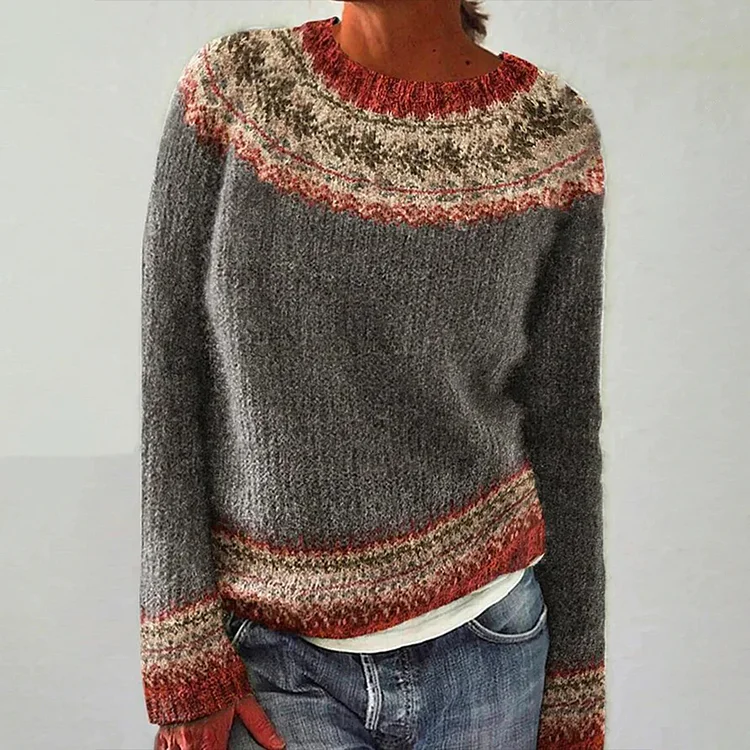 Klara™ - Bequemer weicher Strickpullover