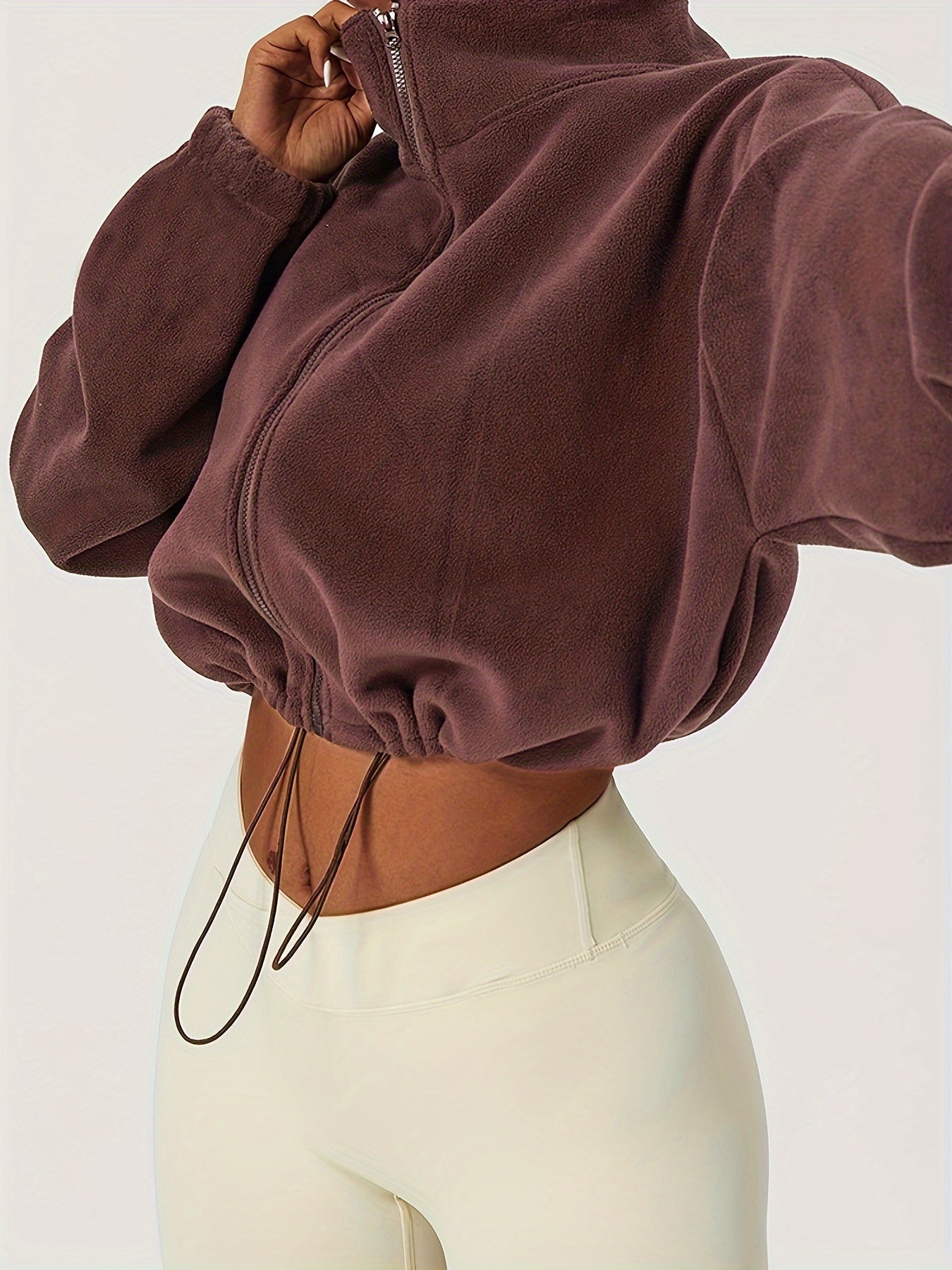 Velexia | Fleece-Crop-Top